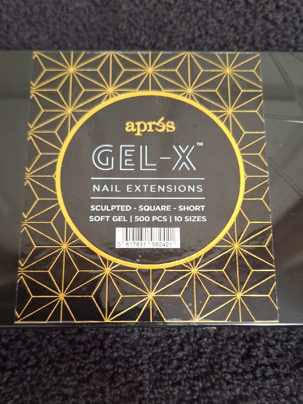 aprés GEL-X Nail Extensions - Sculpted Square Short (500 pcs)